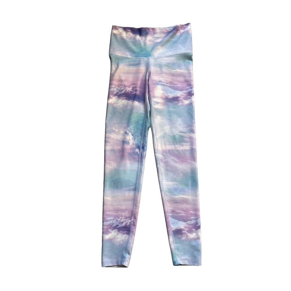 Old Navy Powersoft Extra High Waist Multicoloured Tie Dye Leggings Size Medium
